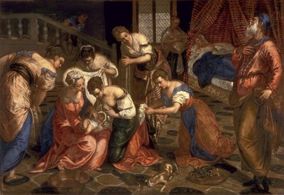 The Birth of St. John the Baptist by Jacopo Robusti Tintoretto